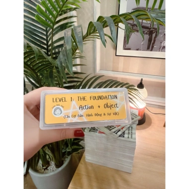 Flashcard Tiếng Anh Bé AnDi Ghép Câu Chuẩn Ngữ Pháp 3 Cấp Độ Giá Ưu Đãi 179k