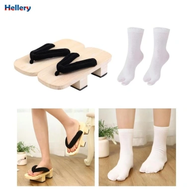 Flip Flop Gỗ Tắc Nhật Bản Nam Nữ - Tất Tabi Siêu Nhẹ, Giày Du Lịch Giá 254.880đ 2