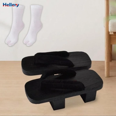 Flip Flop Gỗ Tắc Nhật Bản Nam Nữ - Tất Tabi Siêu Nhẹ, Giày Du Lịch Giá 254.880đ 5