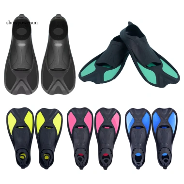 Flipper bơi biển SPM cánh ngắn nhựa cho người lớn, tăng sức mạnh chân, giá ưu đãi 620k