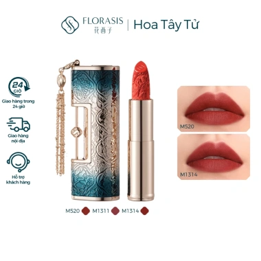 Florasis Son Môi Hoa Tây Tử Khóa Đồng - Giá ưu đãi 897.300đ, màu đậm lâu trôi