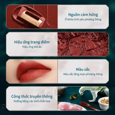Florasis Son Môi Hoa Tây Tử Khóa Đồng - Giá ưu đãi 897.300đ, màu đậm lâu trôi