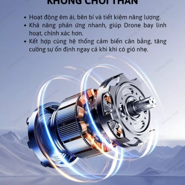 Flycam 4DRC F10 Pro GPS Định Vị, Tự Quay Về, Phạm Vi 1.000m, Camera Kép – Sunny Kids 9