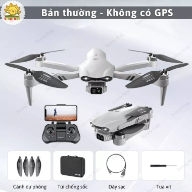 Flycam 4DRC F10 Pro GPS Định Vị, Tự Quay Về, Phạm Vi 1.000m, Camera Kép – Sunny Kids 10