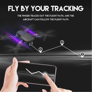Flycam 4K Drone máy bay camera kép - Điều khiển từ xa, hình siêu rõ, giá 369.000đ 9