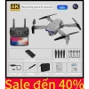 Flycam Drone 360 cuộn 2 bộ pin phụ kiện bảo hộ, chụp ảnh video 4K HD - Giá 550.000₫