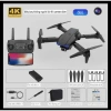 Flycam Drone 360 cuộn 2 bộ pin phụ kiện bảo hộ, chụp ảnh video 4K HD - Giá 550.000₫ 4