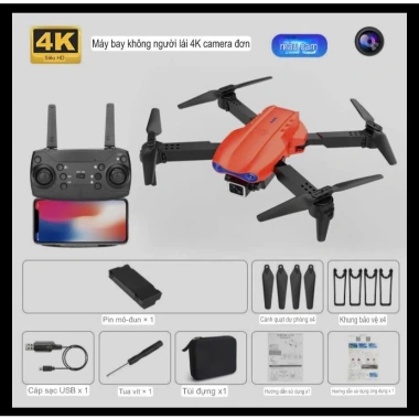 Flycam Drone 360 cuộn 2 bộ pin phụ kiện bảo hộ, chụp ảnh video 4K HD - Giá 550.000₫ 6 Flycam Drone 360 cuộn 2 bộ pin phụ kiện bảo hộ, chụp ảnh video 4K HD - Giá 550.000₫ 6