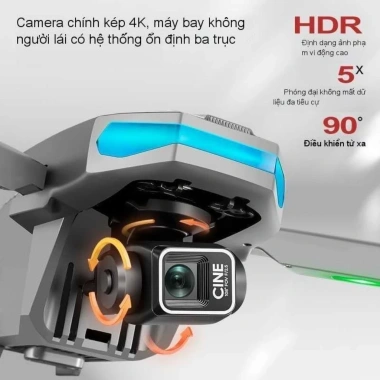 Flycam Drone Qijrc A20 ProMax Gimbal 3 trục cảm ứng 7,2 inch tầm bay 5km tặng thẻ giá chỉ 5,250,000₫