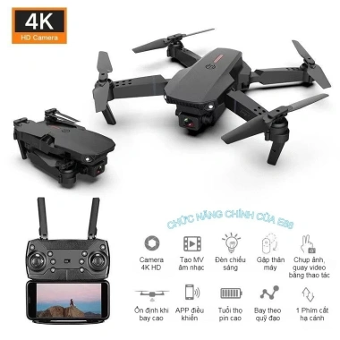FLYCAM E88 Drone trẻ khám phá bầu trời - Pin 3.600mAh, bay 15 phút, giá 289.000 VND 2 FLYCAM E88 Drone trẻ khám phá bầu trời - Pin 3.600mAh, bay 15 phút, giá 289.000 VND 2