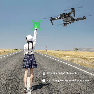 FLYCAM E88 Drone trẻ khám phá bầu trời - Pin 3.600mAh, bay 15 phút, giá 289.000 VND