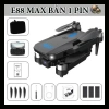 Flycam E88 Max 4K Kép Wifi – Điều Khiển Từ Điện Thoại, Quay Phim & Chụp Ảnh Full HD 10