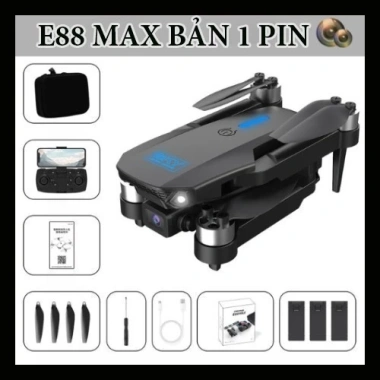 Flycam E88 Max 4K Kép Wifi – Điều Khiển Từ Điện Thoại, Quay Phim & Chụp Ảnh Full HD 10 Flycam E88 Max 4K Kép Wifi – Điều Khiển Từ Điện Thoại, Quay Phim & Chụp Ảnh Full HD 10