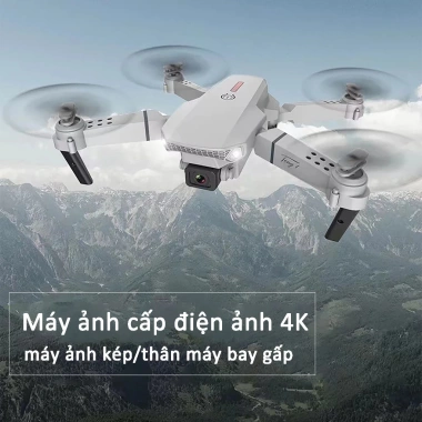 Flycam E88 Pro Drone Camera Kép HD - Điều Khiển Ứng Dụng, Thích Hợp Người Mới, Giá 78.000