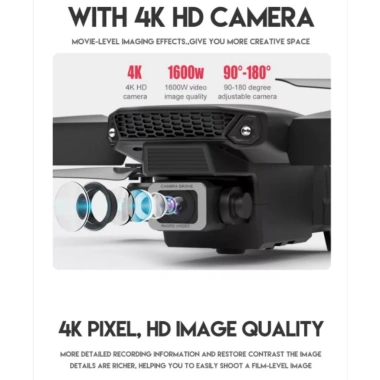Flycam E88/K3 4K 1.800mAh - máy bay điều khiển từ xa, tặng túi đựng, 406.000₫