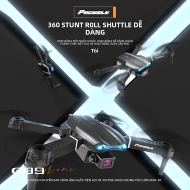 Flycam E99Pro 4K Kép FPV WIFI 5G Tự Động Giữ Độ Cao Drone Gấp Gọn Chống Rung