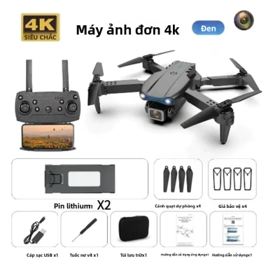 Flycam E99Pro 4K Kép FPV WIFI 5G Tự Động Giữ Độ Cao Drone Gấp Gọn Chống Rung