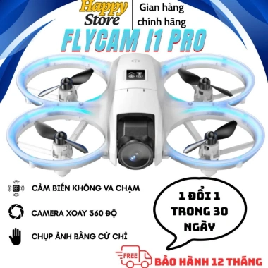 Flycam I1 Max gập gọn 4K - Drone nhào lộn, điều khiển qua điện thoại, 650.000đ