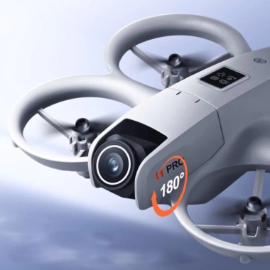 Flycam I1 Pro - Drone mini giá rẻ, camera HD xoay 180°, tránh vật cản 3 hướng, thiết kế nhỏ gọn 5