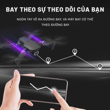 Flycam Mini 4K E88 Pro - 2 Camera Full HD, Túi Chống Sốc, Giá chỉ 250.000₫ 8 Flycam Mini 4K E88 Pro - 2 Camera Full HD, Túi Chống Sốc, Giá chỉ 250.000₫ 8