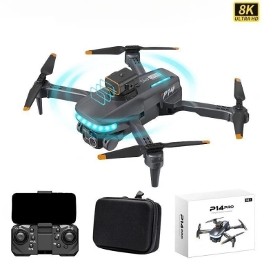 Flycam P14 MAX Drone 8K HD Cảm biến chống va chạm Động cơ không chổi than bền Giá ưu đãi 810.000₫ 3