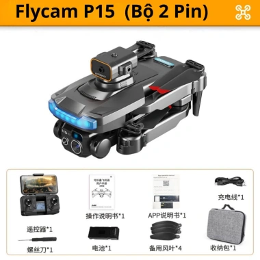 Flycam P14 Pro Max Giá Rẻ - Pin 2.000mAh, Bay 20p, Cảm Biến 4 Chiều, Chống Rung 810k 10