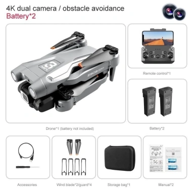 Flycam Z908 4K Drone - Máy ảnh kép, Chống chướng ngại vật, Lấy nét tự động, 1.111.000₫