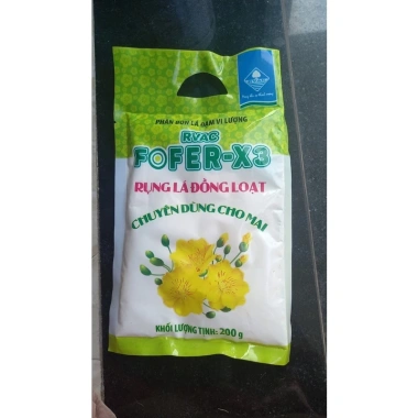 Fofer-X3 200g Thuốc rụng lá đồng loạt chuyên dùng cho cây mai - Chỉ 46.000₫