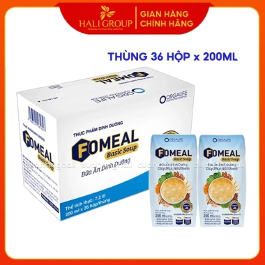 Fomeal Basic Soup thùng 30 hoặc 36 hộp – Nước dùng dinh dưỡng, tiện lợi, giảm giá 20% chỉ 1.140.000 VND 11 Fomeal Basic Soup thùng 30 hoặc 36 hộp – Nước dùng dinh dưỡng, tiện lợi, giảm giá 20% chỉ 1.140.000 VND 11
