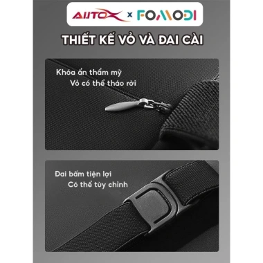 Fomodi bộ gối đầu tựa lưng ô tô - giảm đau cổ vai gáy, thắt lưng, cao su non cotton thoáng khí - 98.999đ 8