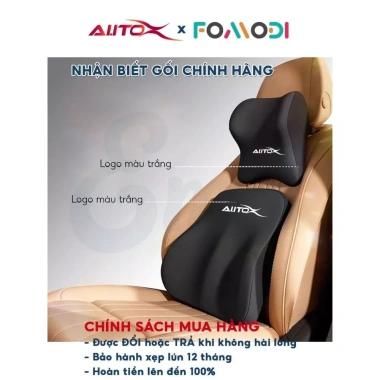 Fomodi bộ gối đầu tựa lưng ô tô - giảm đau cổ vai gáy, thắt lưng, cao su non cotton thoáng khí - 98.999đ 9