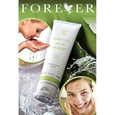 Forever Aloe Scrub 238 Flp: Sữa rửa mặt tẩy tế bào chết, dưỡng ẩm, giảm giá 349.000₫