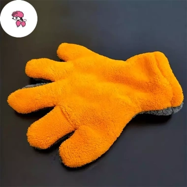 FOT Khăn Rửa Đánh Bóng Microfiber Sang Trọng Găng Tay San Hô Lông Cừu Rửa Xe 74.140₫