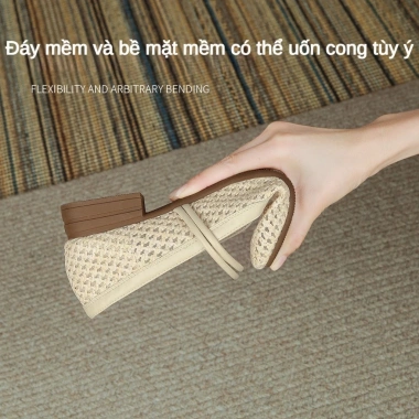 FOXER Giày Mary Jane Nữ Thời Trang Mềm Mại Lưới Nhẹ Thoáng Khí Đế Bằng Ưu Đãi 691k 3