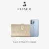 FOXER Ví da nữ gấp ba sang trọng - Ví ly hợp dài, đựng thẻ, màu vàng - 729.999₫ 4