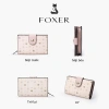 FOXER Ví nữ gọn nhẹ, đựng thẻ tín dụng và tiền xu, có khóa kéo, giá 359.999 VND 7