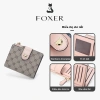 FOXER Ví nữ mini da bò ngắn - Đựng thẻ tín dụng, tiền xu, giá ưu đãi 269,998 VND 4