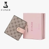 FOXER Ví nữ mini da bò ngắn - Đựng thẻ tín dụng, tiền xu, giá ưu đãi 269,998 VND 10