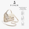 FOXR Mới Nhất Vân Kẻ Rhombus Túi Xách Tay Nữ Thời Trang Hè Đa Năng, Phù Hợp Công Tác và Đi Làm - Giá 660.000 VND 2