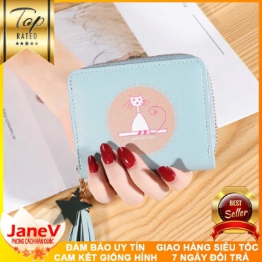 Free ship 5 màu Ví Nữ Mini Ngắn Cầm Tay Dễ Thương Nữ Tính Hàn Quốc TVNN290 - 399,000₫