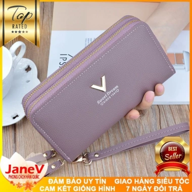 Free ship 6 màu Ví Cầm Tay Nữ Dài Cao Cấp Phong Cách Hàn Quốc - Giá chỉ 479.000₫ 6 Free ship 6 màu Ví Cầm Tay Nữ Dài Cao Cấp Phong Cách Hàn Quốc - Giá chỉ 479.000₫ 6