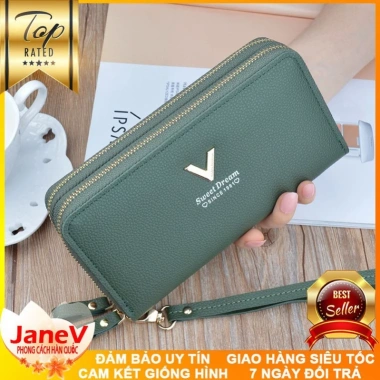 Free ship 6 màu Ví Cầm Tay Nữ Dài Cao Cấp Phong Cách Hàn Quốc - Giá chỉ 479.000₫
