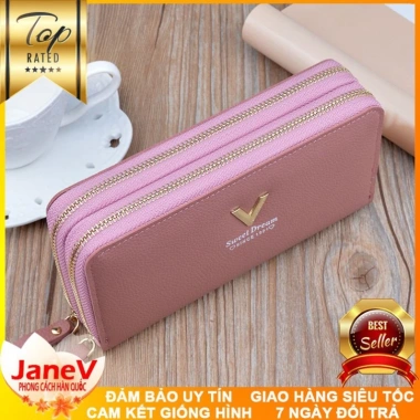Free ship 6 màu Ví Cầm Tay Nữ Dài Cao Cấp Phong Cách Hàn Quốc - Giá chỉ 479.000₫ 9 Free ship 6 màu Ví Cầm Tay Nữ Dài Cao Cấp Phong Cách Hàn Quốc - Giá chỉ 479.000₫ 9