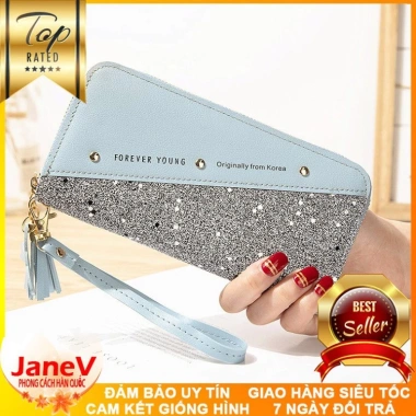Free ship 6 màu Ví Cầm Tay Nữ Dài Cao Cấp Sang Trọng Hàn Quốc TVNN236 - Giá 459.000 VND 3