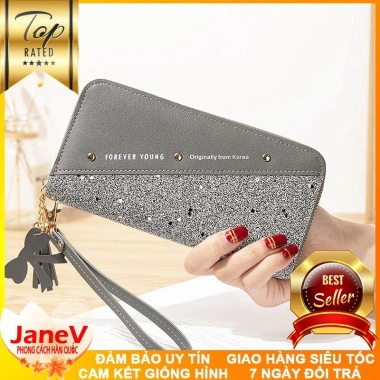 Free ship 6 màu Ví Cầm Tay Nữ Dài Cao Cấp Sang Trọng Hàn Quốc TVNN236 - Giá 459.000 VND 7