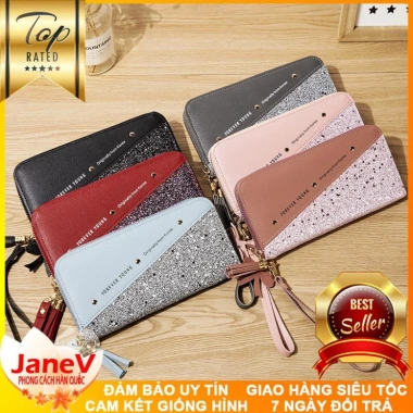 Free ship 6 màu Ví Cầm Tay Nữ Dài Cao Cấp Sang Trọng Hàn Quốc TVNN236 - Giá 459.000 VND 8