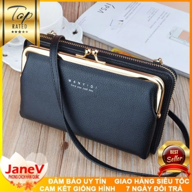 Free ship 6 màu Ví Cầm Tay Nữ Dài Đeo Chéo Cao Cấp Phong Cách Hàn Quốc - 529.000₫ 5