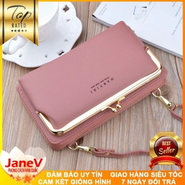 Free ship 6 màu Ví Cầm Tay Nữ Dài Đeo Chéo Cao Cấp Phong Cách Hàn Quốc - 529.000₫ 6