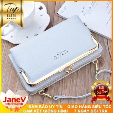 Free ship 6 màu Ví Cầm Tay Nữ Dài Đeo Chéo Cao Cấp Phong Cách Hàn Quốc - 529.000₫ 8