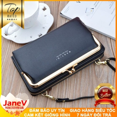 Free ship 6 màu Ví Cầm Tay Nữ Dài Đeo Chéo Cao Cấp Phong Cách Hàn Quốc - 529.000₫ 10